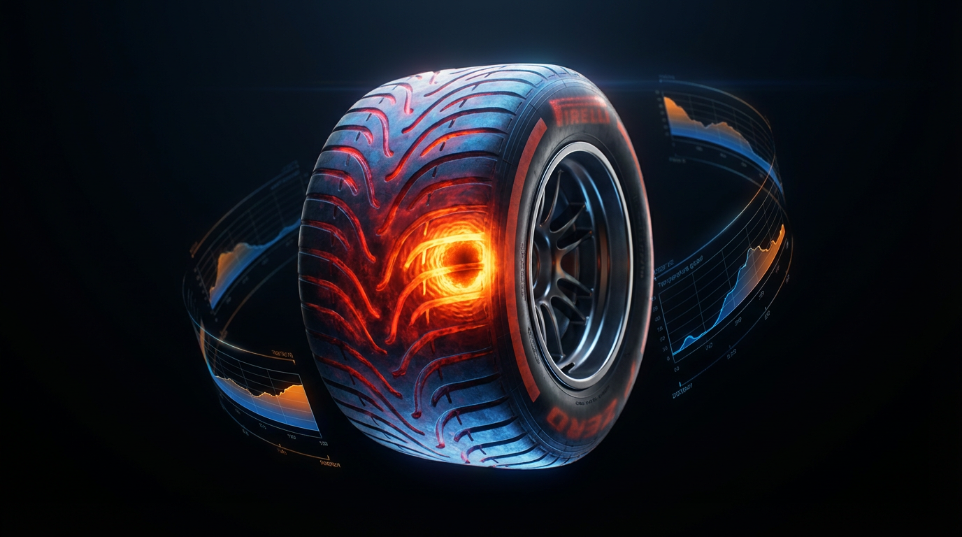 New Telemetry Chart: Tyre Surface Temperature Analysis