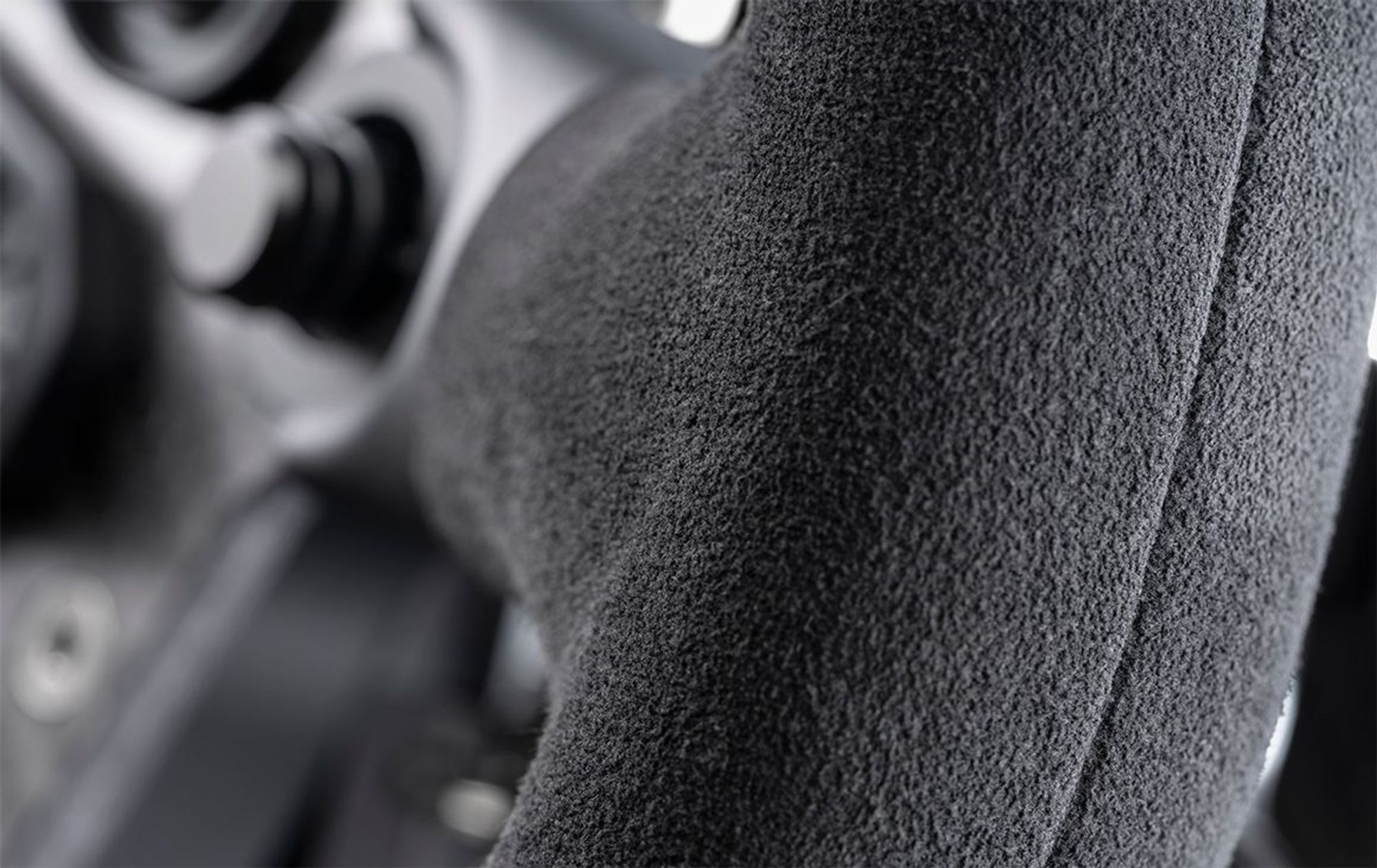 Alcantara leather on a Fanatec wheel